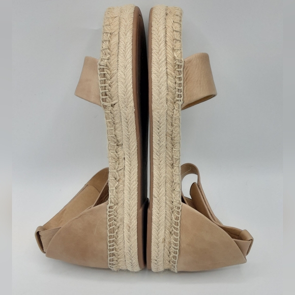 Splendid Jensen Suede Tan Espadrille Sandals. - Picture 12 of 13